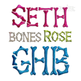Skeleton Bones Machine Embroidery Font - Apex All