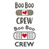 Boo Boo Crew School Nurse SVG Cuttable Design