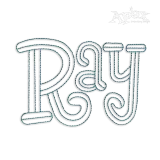 Boyz R Gross Sketch Embroidery Font by Apex Designs