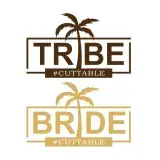Bride Tribe Palm Tree SVG Cuttable Frame
