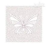 Butterfly Quilt Block Embroidery Design