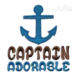 Captain Adorable Machine Embroidery Design by Apex Digitizing
