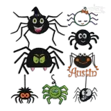 Cartoon Spider Pack Machine Embroidery Designs Digitized by Apex All