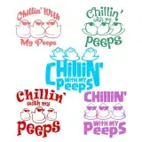 Chillin with my Peeps Cuttable Designs