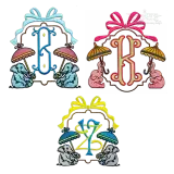 Chinoiserie Elephant Umbrella Machine Embroidery Designs by Apex All