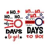Christmas Countdown SVG Cuttable Design