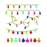 Christmas Lights Pack SVG Cuttable Design