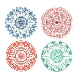 Circle Pattern SVG Cuttable Designs