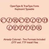 Circle Script TrueType Font