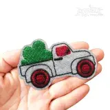 Clover Truck Feltie ITH Embroidery Design