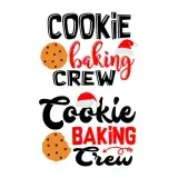 Cookie Baking Crew SVG Cuttable Design