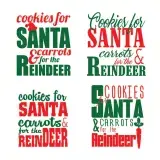 Cookies For Santa Carrots For Reindeer