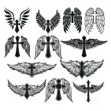 Cross Wings SVG Cuttable Design