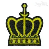 Crown Embroidery Design