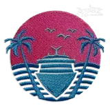 Cruise Ship Holiday Machine Embroidery Design