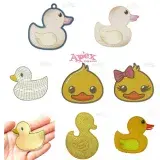 Cute Duck Embroidery Designs Bundle (8 Designs)