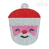 Cute Santa Embroidery Design