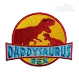 Dino Daddysaurus Rex T-Rex Dinosaur Machine Embroidery Designs