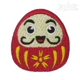 Daruma Doll Embroidery Design