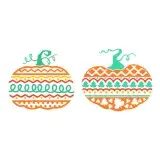 Decor Pattern Pumpkin SVG Cuttable Design