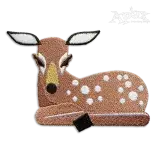Deer Laying Machine Embroidery Designs - Apex
