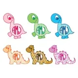 Dinosaur Momogram