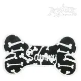 Dog Bone Applique Embroidery Design