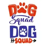 Dog Squad SVG Cuttable Design