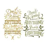 Don't Worry about Anything Pray about Anything SVG Cuttable Design