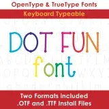 Dot Fun True Type Font