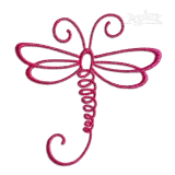 Summer Dragonfly Instect Bug Machine Embroidery Designs