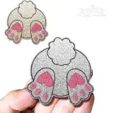 Easter Bunny Butt Feltie Embroidery Design