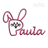 Easter Rabbit Ears & Face Machine Embroidery Font - Apex