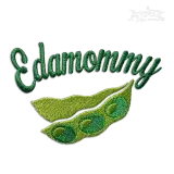 Edamommy Edamame Mommy Beans Machine Embroidery Design