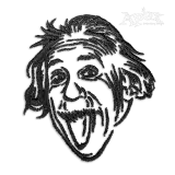 Albert Einstein Machine Embroidery Design by Apex