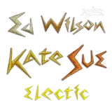Electric Bolt Of Lightning Machine Embroidery Font by Apex Digitized All