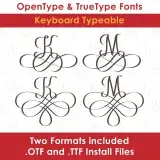 Elegant Scroll TrueType Font