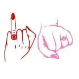 Engaged Ring Finger SVG Cuttable Design