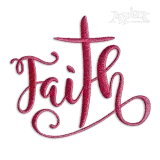 Faith Cross Machine Embroidery Design by Apex