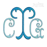 Fancy Fishtail Embroidery Font