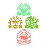 Farm Fresh Pack SVG Cuttable Designs
