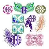 Feather Dreamcatcher Monogram Designs