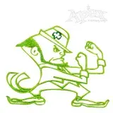 Fighting Irish Embroidery Design