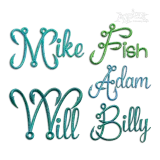 Hooks Fishing Lure Alphabet Fun Machine Embroidery Font - Apex All