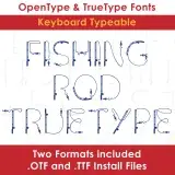 Fishing Rod TrueType Font
