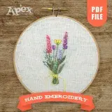 Floral Boutique Hand Embroidery PDF Pattern