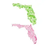 Floral Florida SVG Cuttable Design
