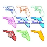 Florida Home State Cuttable Designs