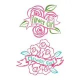 Flower Girl SVG Cuttable Design