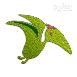 Dino Pterodactyl Pteranodon Flying Dinosaur Machine Embroidery Designs.